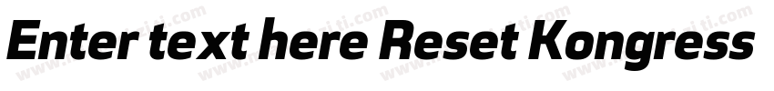 Enter text here Reset Kongress Dem字体转换